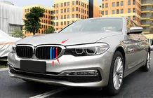 BMW 5 Series G30/G31 2017–2023 Kidney Grilles 1 Bar (2017-2020, M-Color with Chrome Trim) photo 3