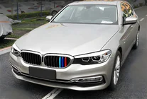 BMW 5 Series G30/G31 2017–2023 Kidney Grilles 1 Bar (2017-2020, M-Color with Chrome Trim) photo 1