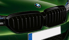 BMW 5 Series G30/G31 2017–2023 Kidney Grilles 1 Bar (2021+, Gloss Black) photo 1