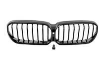 BMW 5 Series G30/G31 2017–2023 Kidney Grilles 1 Bar (2021+, Gloss Black) photo 3