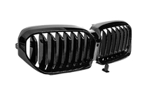 BMW 5 Series G30/G31 2017–2023 Kidney Grilles 1 Bar (2021+, Gloss Black) photo 8