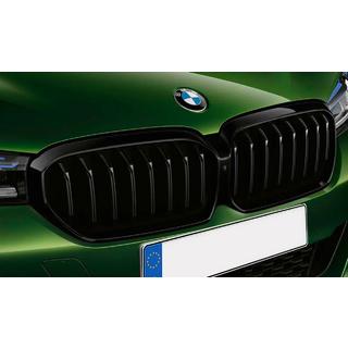 Kidney Grilles 1 Bar (2021+, Gloss Black) BMW 5 Series G30/G31 2017–2023 photo 1