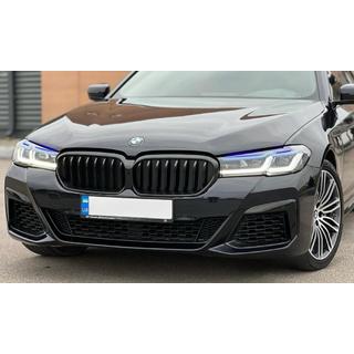 Kidney Grilles 1 Bar (2021+, Gloss Black) BMW 5 Series G30/G31 2017–2023 photo 2