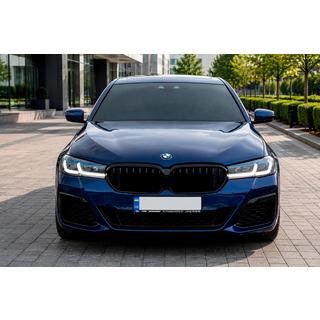 Kidney Grilles 1 Bar (2021+, Gloss Black) BMW 5 Series G30/G31 2017–2023 photo 4