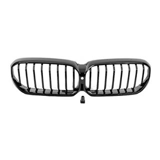 Kidney Grilles 1 Bar (2021+, Gloss Black) BMW 5 Series G30/G31 2017–2023 photo 3