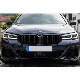 Kidney Grilles 1 Bar (2021+, Matte Black) BMW 5 Series G30/G31 2017–2023 photo 1