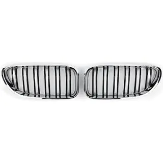 Kidneys M-Look (Gloss Black with Chrome Trim) photo 2
