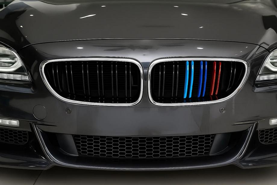 BMW 6 Series F12/F13/F06 2011-2018 Kidneys M-Look (M-Color with Chrome Trim) Image