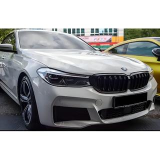 Kidney Grilles M-Look (2017-2020, Gloss Black) BMW 6 Series G32 2017- photo 1