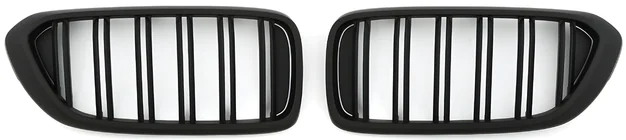 BMW 6 Series G32 2017- Kidney Grilles M-Look (2017-2020, Matte Black) photo 2