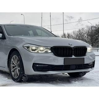 Kidney Grilles M-Look (2017-2020, Matte Black) BMW 6 Series G32 2017- photo 1