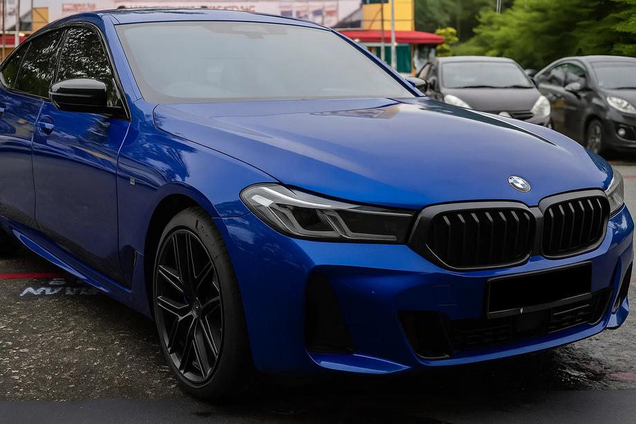 BMW 6 Series G32 2017- M-Look Kidney Grilles (2020-2023, Matte Black) Image