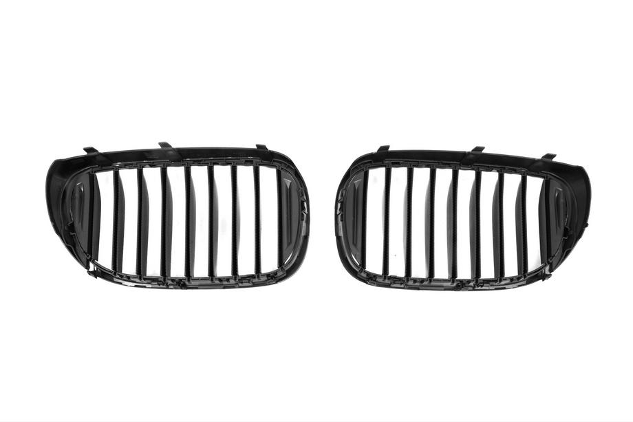 BMW 7 Series G11/G12 2015-2022 Kidney Grilles 1 Bar (2016-2019, Gloss Black) Photo 6