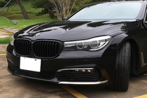 BMW 7 Series G11/G12 2015-2022 Kidney Grilles 1 Bar (2016-2019, Black Matte) photo 1