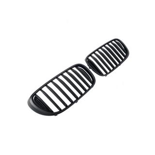 Kidney Grilles 1 Bar (2016-2019, Black Matte) BMW 7 Series G11/G12 2015-2022 photo 3