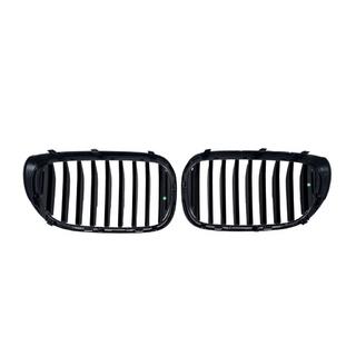 Kidney Grilles 1 Bar (2016-2019, Black Matte) BMW 7 Series G11/G12 2015-2022 photo 4