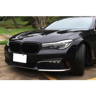 Kidney Grilles 1 Bar (2016-2019, Black Matte) BMW 7 Series G11/G12 2015-2022 photo 1
