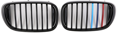 BMW 7 Series G11/G12 2015-2022 Kidney Grilles 1 Bar (2016-2019, M-Color) photo 2