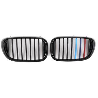 Kidney Grilles 1 Bar (2016-2019, M-Color) BMW 7 Series G11/G12 2015-2022 photo 2