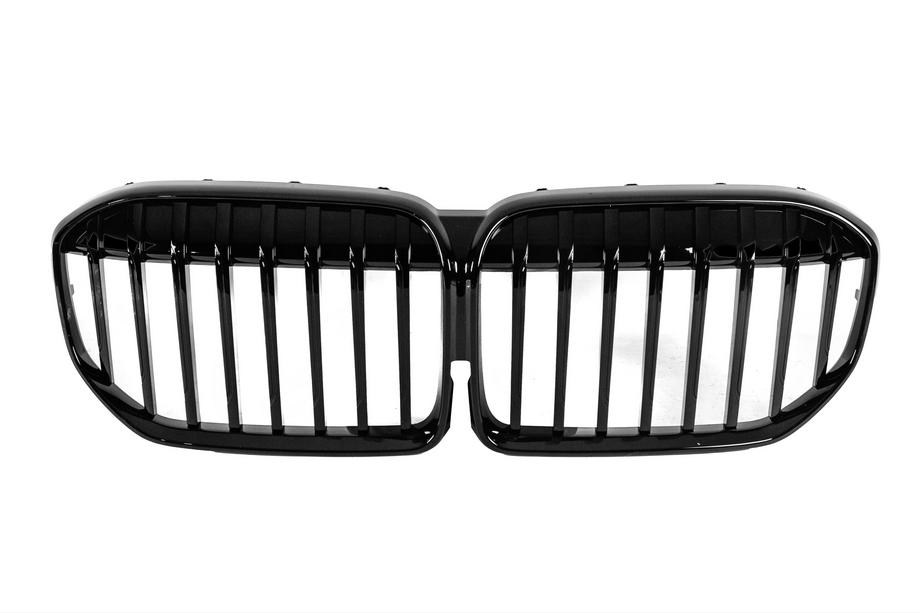 BMW 7 Series G11/G12 2015-2022 Kidney Grilles 1 Bar (2019-2022, Gloss Black) Photo 3