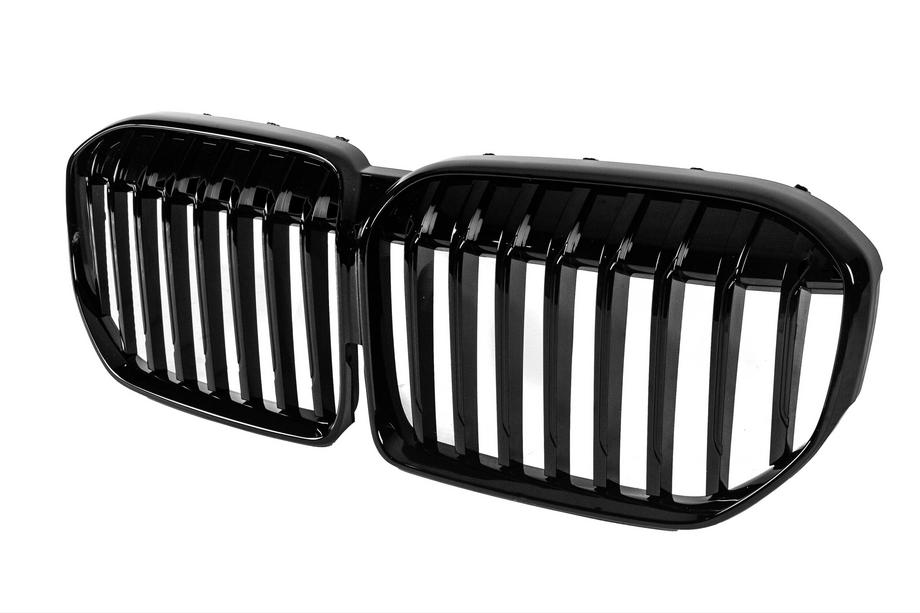 BMW 7 Series G11/G12 2015-2022 Kidney Grilles 1 Bar (2019-2022, Gloss Black) Photo 4
