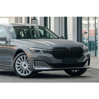 Kidney Grilles 1 Bar (2019-2022, Matte Black) BMW 7 Series G11/G12 2015-2022 photo 1