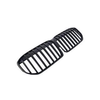 Kidney Grilles 1 Bar (2019-2022, Matte Black) BMW 7 Series G11/G12 2015-2022 photo 3