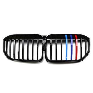 Kidney Grilles 1 Bar (2019-2022, M-Color) BMW 7 Series G11/G12 2015-2022 photo 2