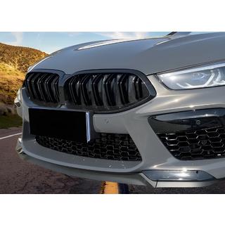 Kidney Grilles M-Look (2018-2022, Gloss Black) BMW 8 Series G14/G15/G16 2018- photo 1