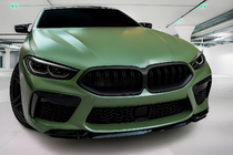 BMW 8 Series G14/G15/G16 2018- Kidney Grilles M-Look (2018-2022, Matte Black) photo 1