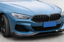 BMW 8 Series G14/G15/G16 2018- Kidneys M-Look (2023+, Black Matte) photo 1