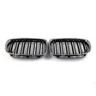 BMW X1 E84 2009-2015 Kidneys M-Look (Gloss Black with Chrome Trim) photo 4