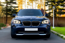 BMW X1 E84 2009-2015 Kidneys M-Look (Gloss Black with Chrome Trim) photo 1