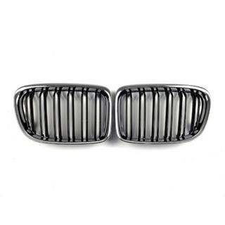Kidneys M-Look (Gloss Black with Chrome Trim) photo 2