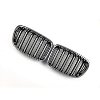 Kidneys M-Look (Gloss Black with Chrome Trim) photo 3