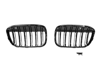 BMW X1 F48 2015-2022 M-Look Kidney Grilles (2015-2019, Gloss Black) photo 6