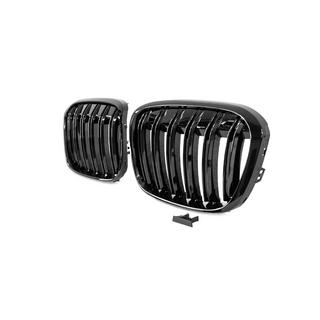 M-Look Kidney Grilles (2015-2019, Gloss Black) BMW X1 F48 2015-2022 photo 4