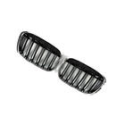 BMW X1 F48 2015-2022 Kidney Grilles M-Look (2015-2019, Gloss Black with Chrome Trim) photo 3