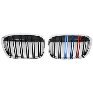 Kidney Grilles M-Look (2015-2019, M-Color with Chrome Trim) BMW X1 F48 2015-2022 photo 2