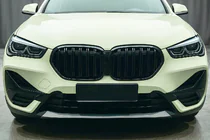 BMW X1 F48 2015-2022 Kidney Grilles M-Look (2020-2022, Gloss Black) photo 1
