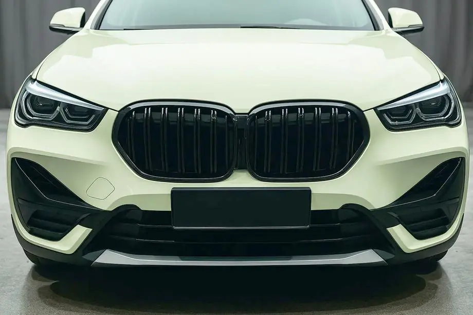 BMW X1 F48 2015-2022 Kidney Grilles M-Look (2020-2022, Gloss Black) Image