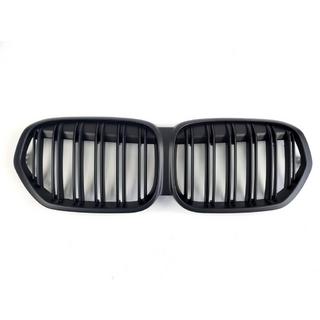 Kidney Grilles M-Look (2020-2022, Black Matte) BMW X1 F48 2015-2022 photo 2