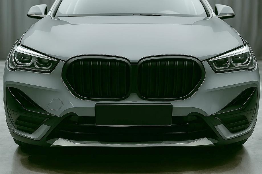 BMW X1 F48 2015-2022 Kidney Grilles M-Look (2020-2022, Black Matte) Image