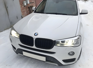 BMW X3 F25 2011-2018 M-Look Kidney Grilles (2014-2018, Matte Black) photo 1
