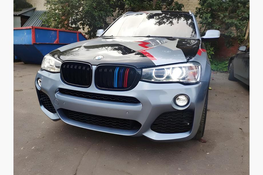 BMW X3 F25 2011-2018 Kidney Grilles M-Look (2014-2018, M-Color) Image