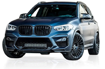BMW X3 G01 2018- Kidney Grilles M-Look (2018-2021, Matte Black) photo 1