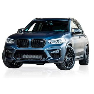 Kidney Grilles M-Look (2018-2021, Matte Black) BMW X3 G01 2018- photo 1