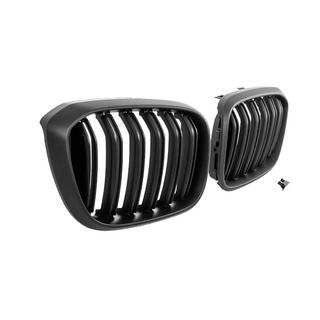 Kidney Grilles M-Look (2018-2021, Matte Black) BMW X3 G01 2018- photo 4