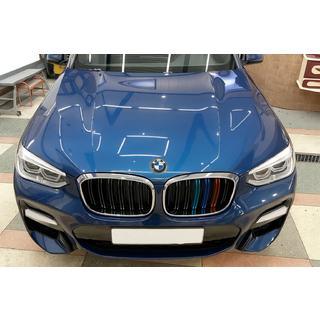 Kidney Grilles M-Look (2018-2021, M-Color with Chrome Trim) BMW X3 G01 2018- photo 1