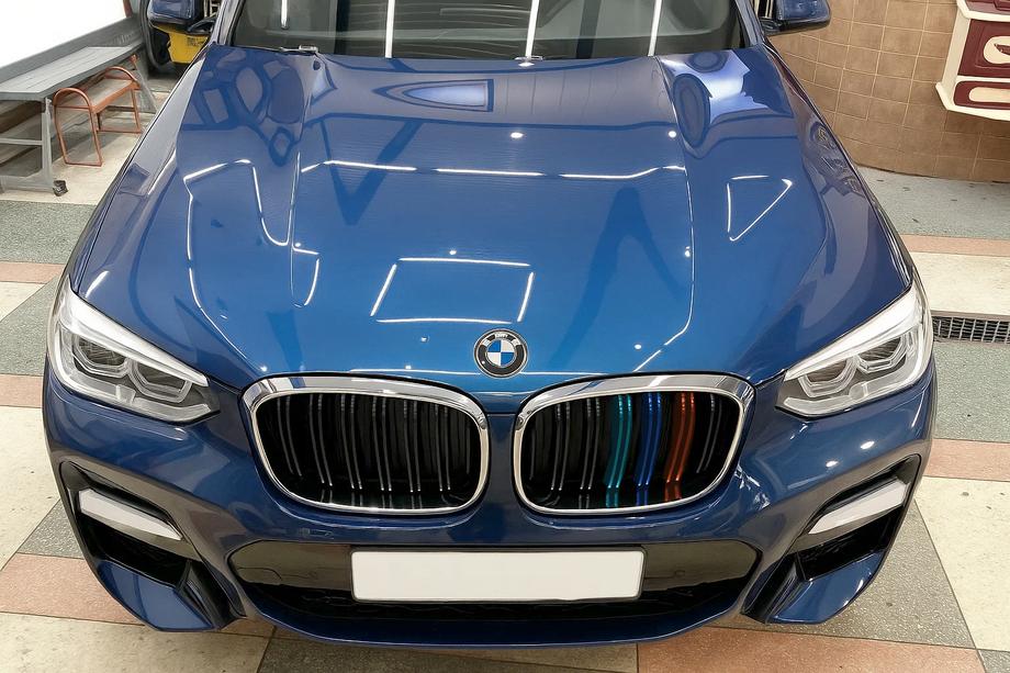 BMW X3 G01 2018- Kidney Grilles M-Look (2018-2021, M-Color with Chrome Trim) Image